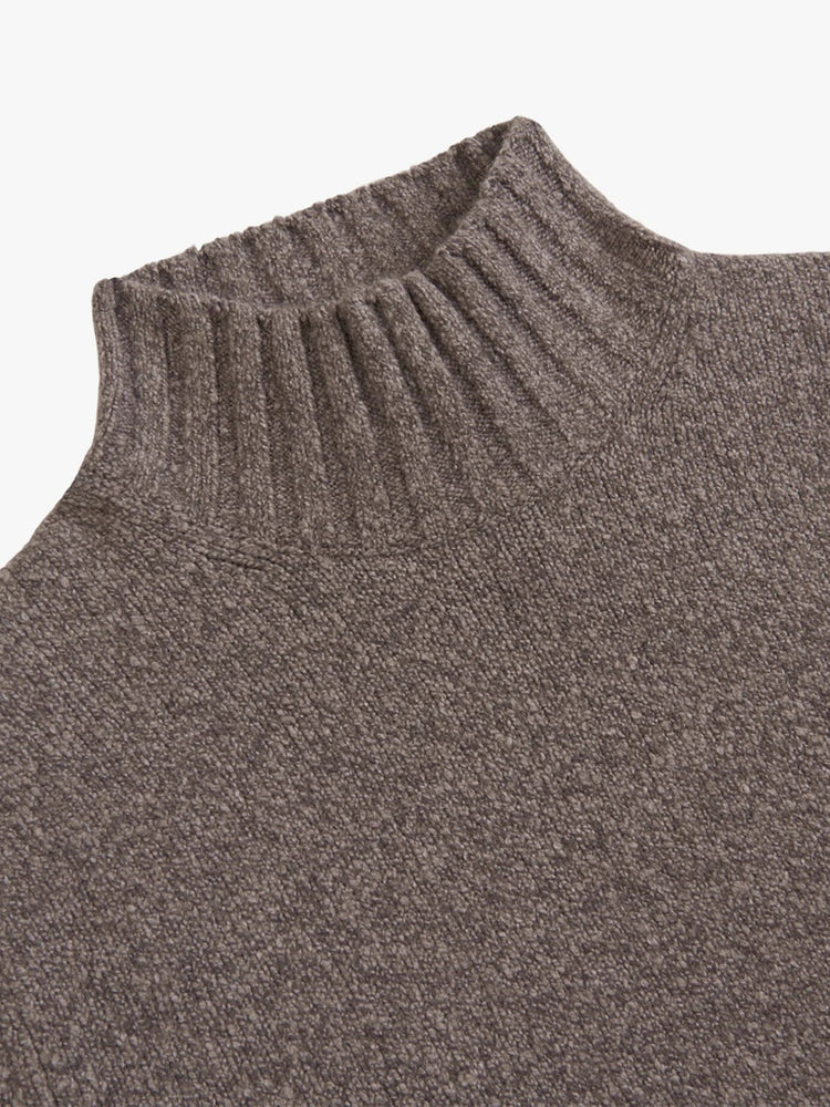 
                  
                    PROFUOMO - Turtleneck Boiled Wool Taupe Truien Profuomo 
                  
                