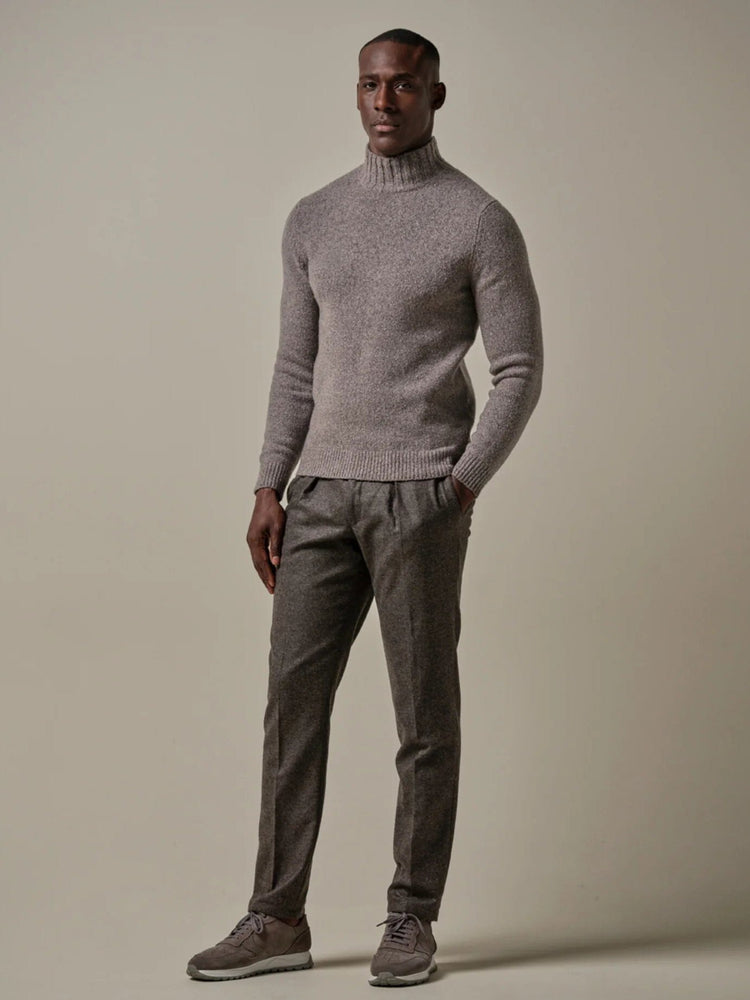 
                  
                    PROFUOMO - Turtleneck Boiled Wool Taupe Truien Profuomo 
                  
                