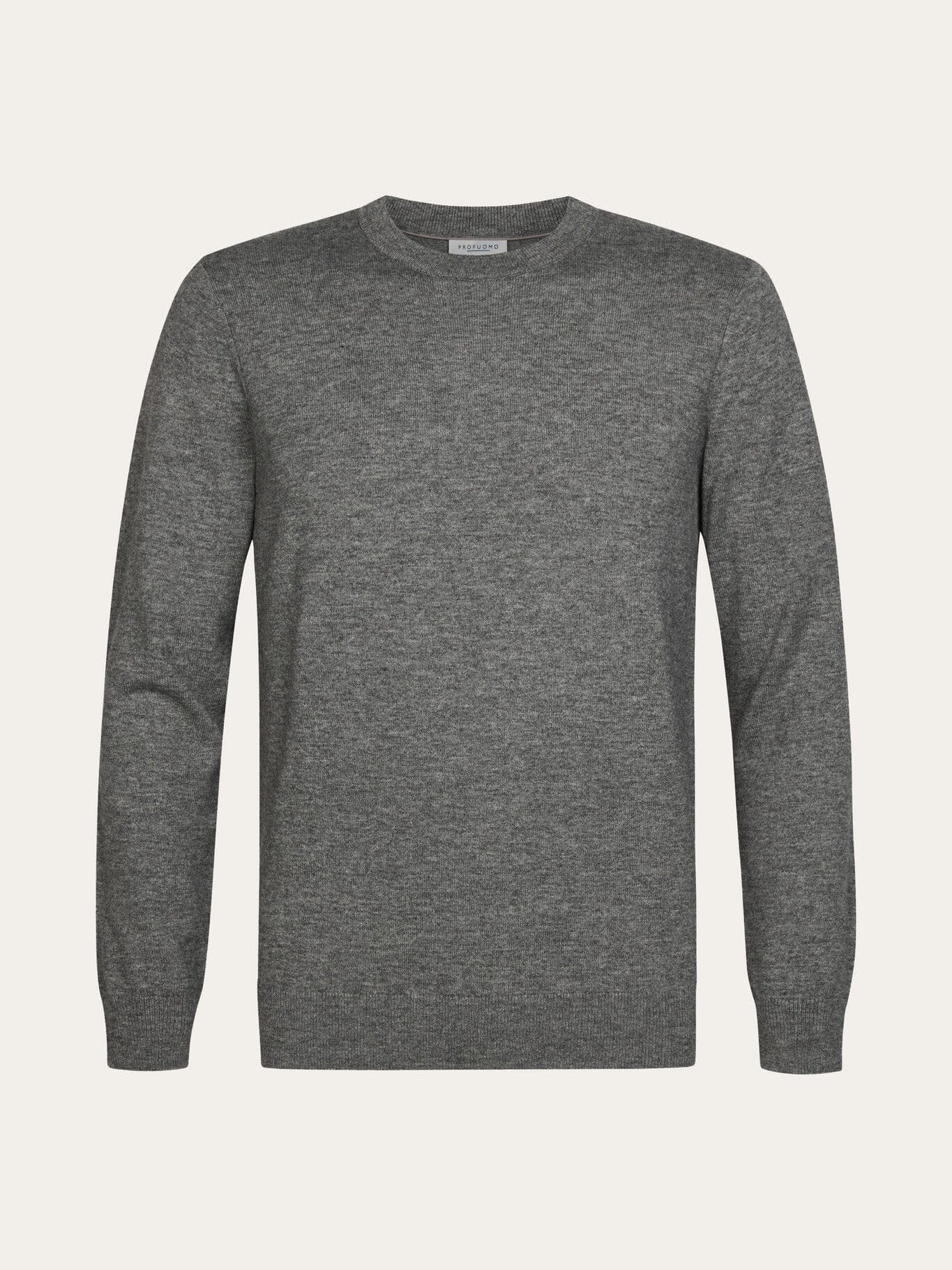 
                  
                    PROFUOMO - Wool Blend Crewneck Grijs Truien Profuomo 
                  
                