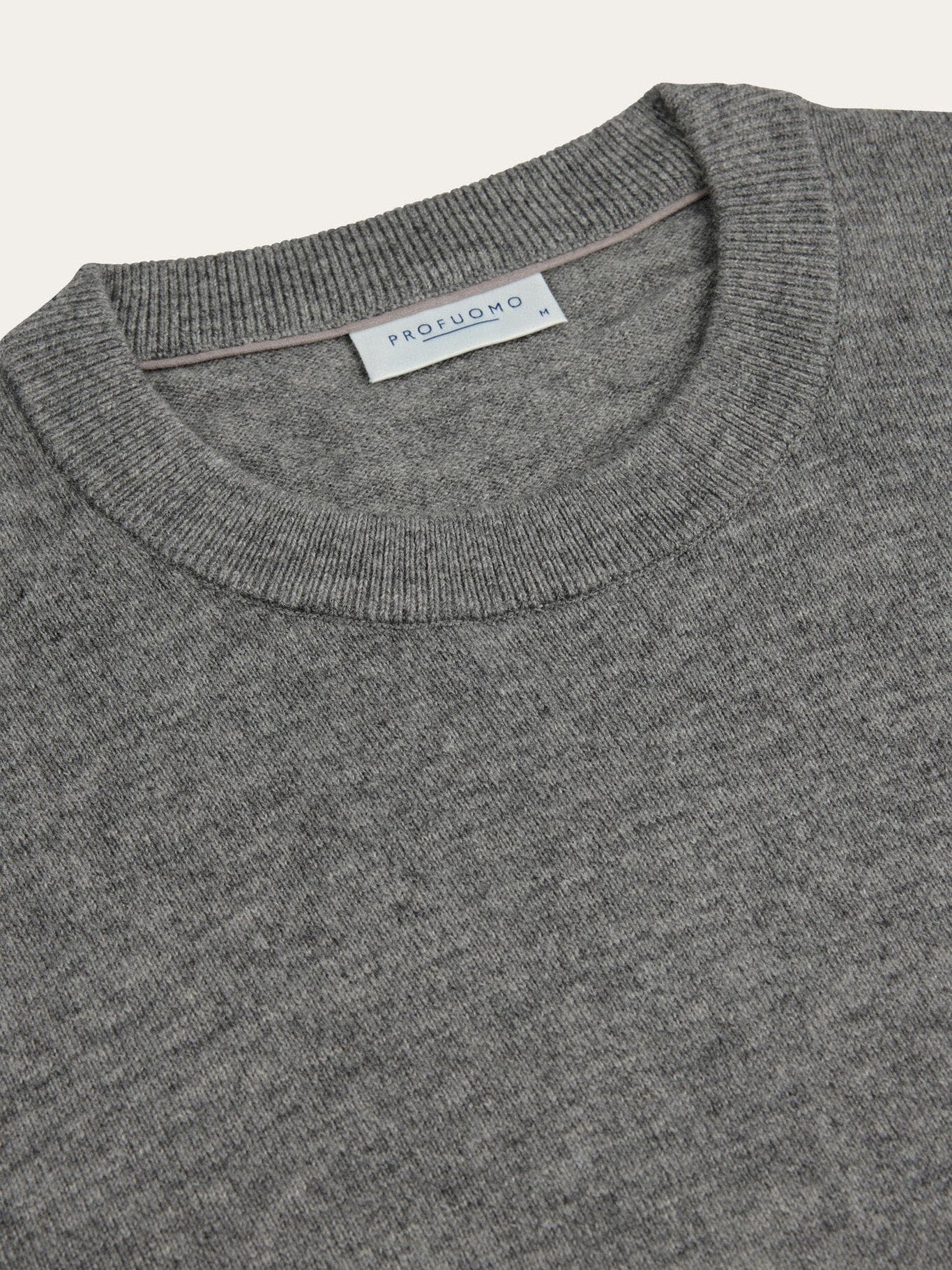 
                  
                    PROFUOMO - Wool Blend Crewneck Grijs Truien Profuomo 
                  
                