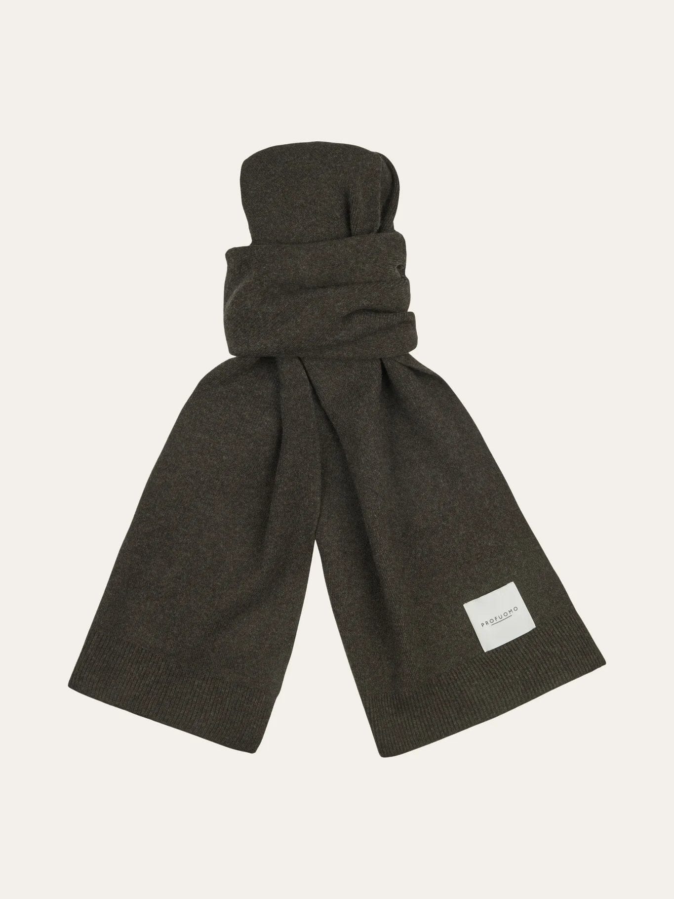 PROFUOMO - Wool Blend Sjaal Bruin Sjaals Profuomo 