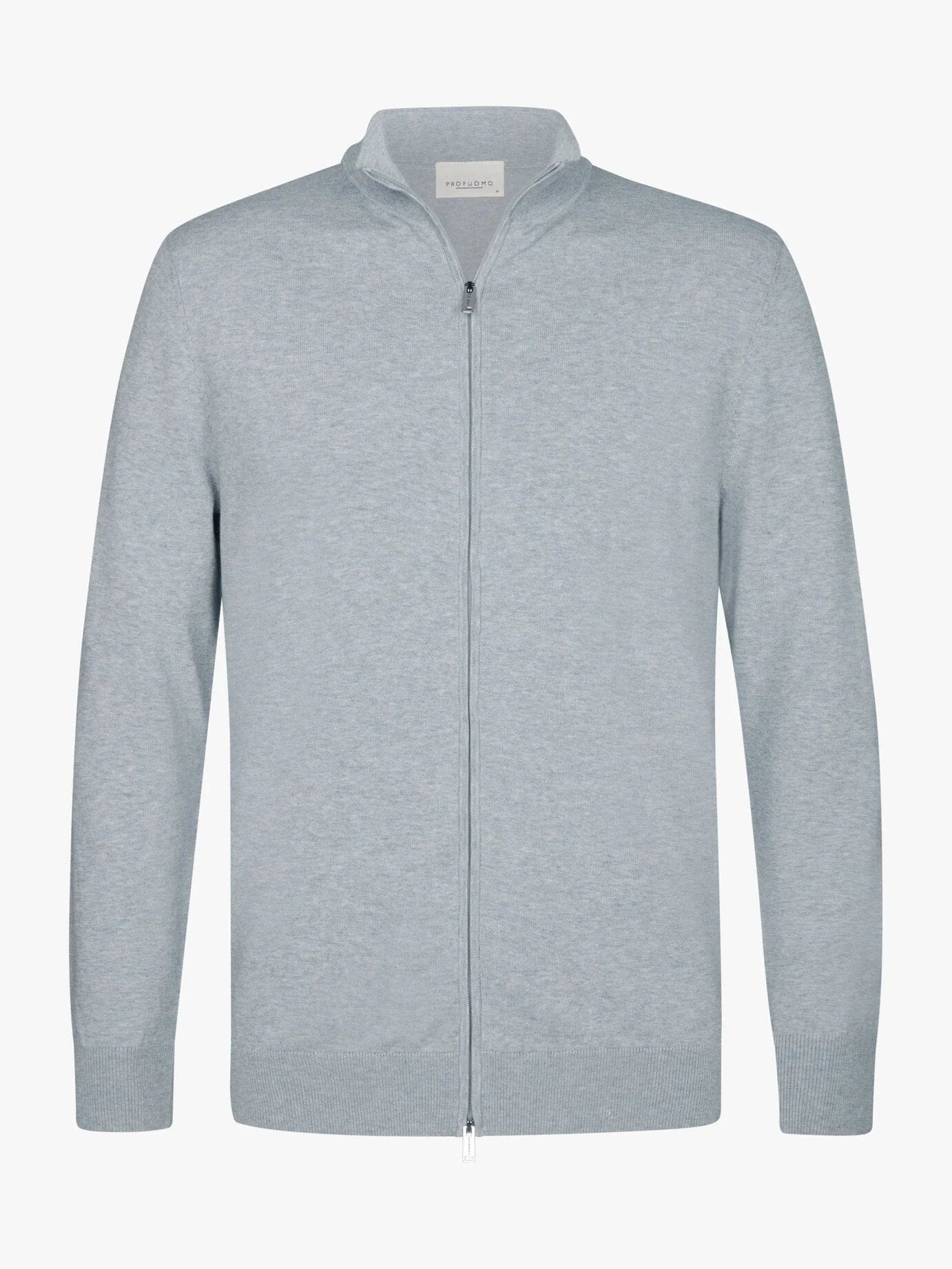 
                  
                    PROFUOMO - Zipper Cardigan Grijs Truien Profuomo 
                  
                