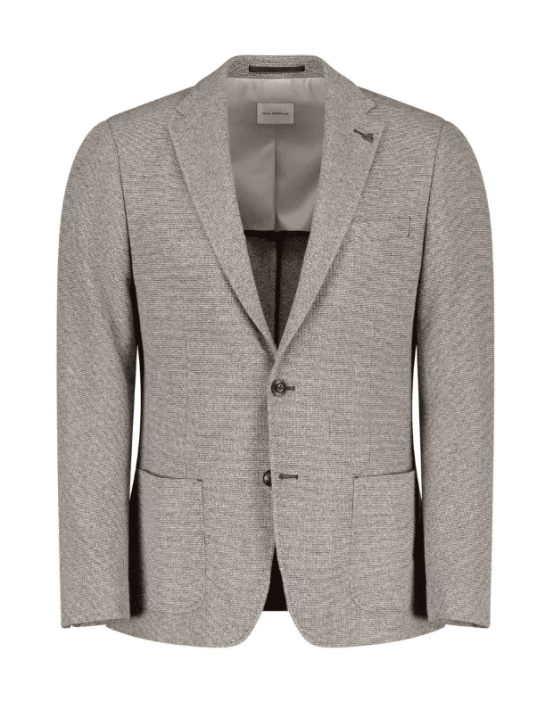
                  
                    Roy Robson - Blazer met Micro Structuur Greige Blazers & kostuums Roy Robson 
                  
                