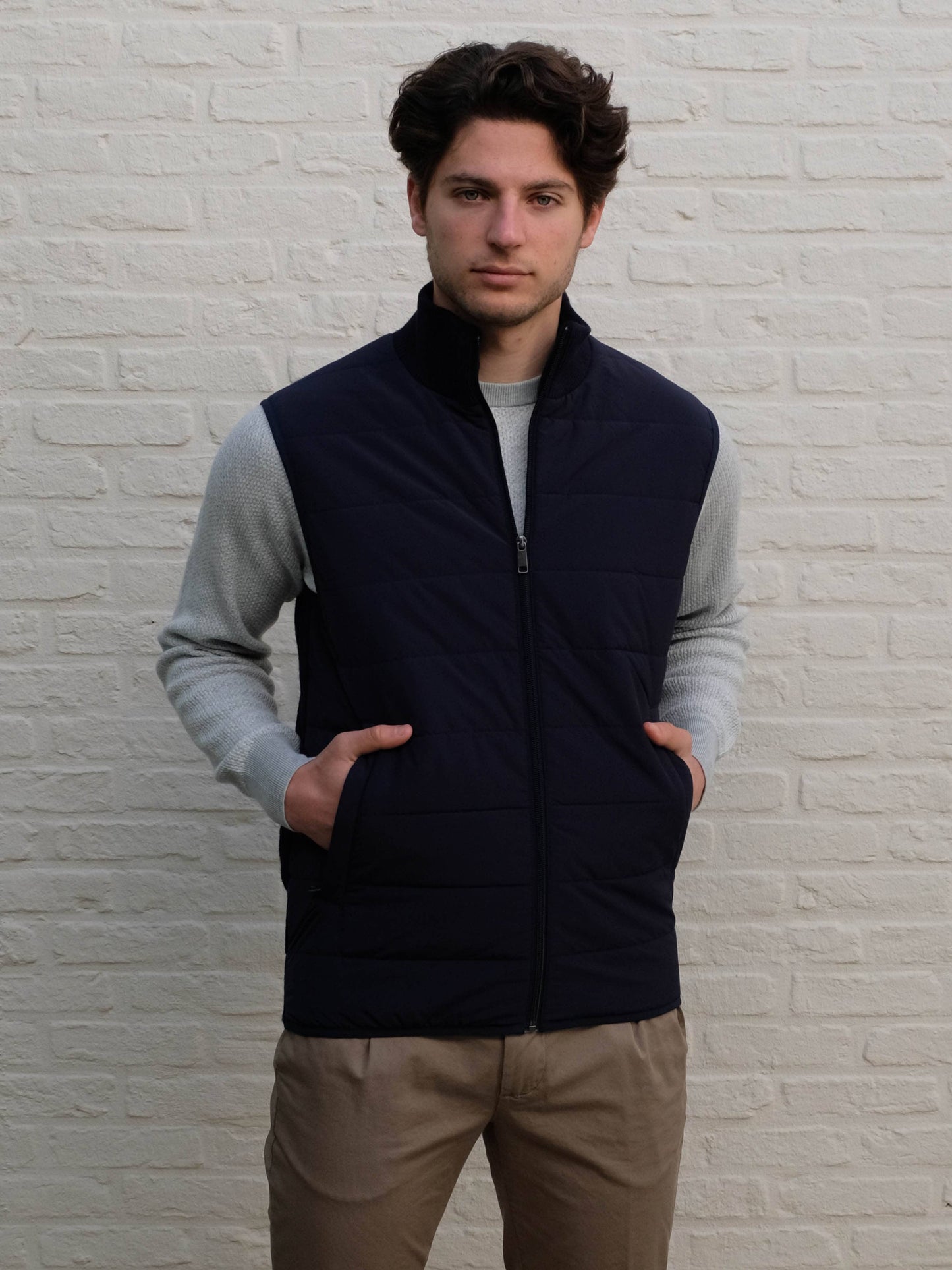 
                  
                    THOMAS MAINE - Bodywarmer Katoen Blauw Truien Thomas Maine 
                  
                