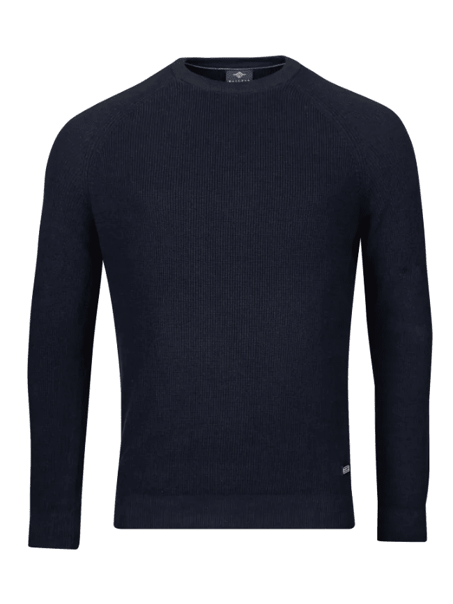 THOMAS MAINE - Crew Neck Katoen Blauw Truien Thomas Maine 