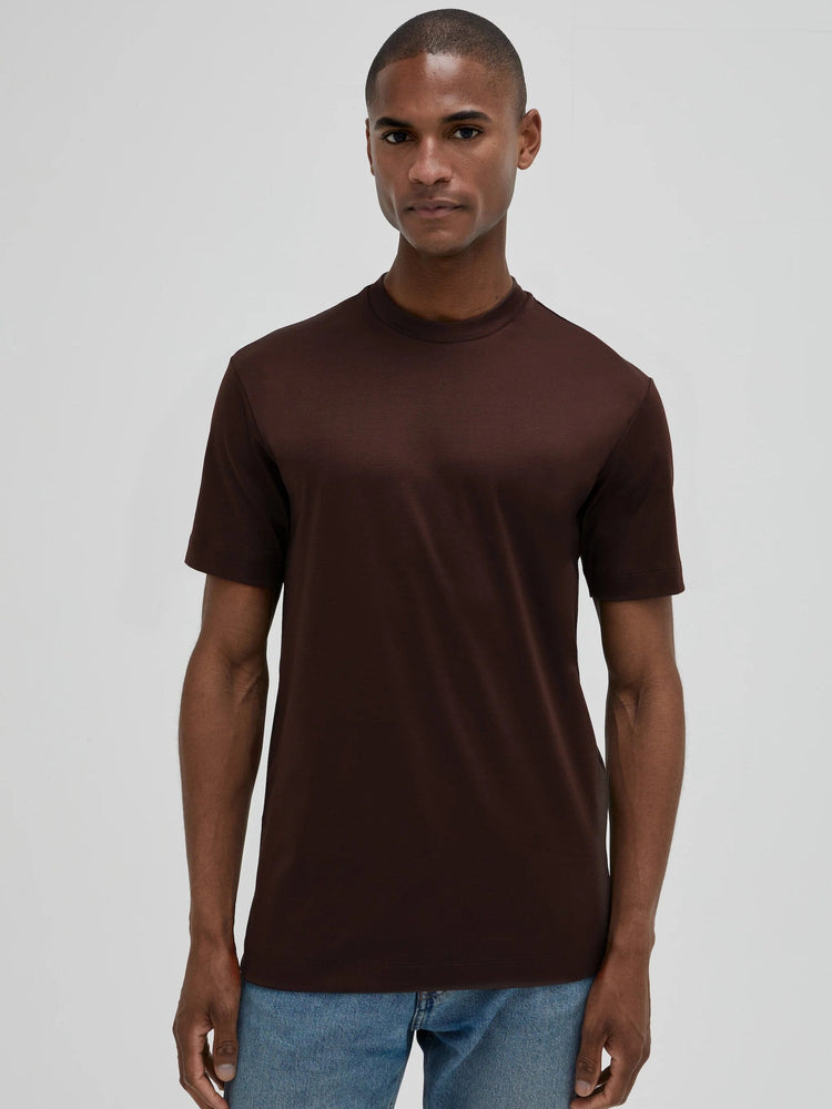 
                  
                    VALENZA - Supima Interlock T-Shirt Bruin T-shirts Valenza 
                  
                