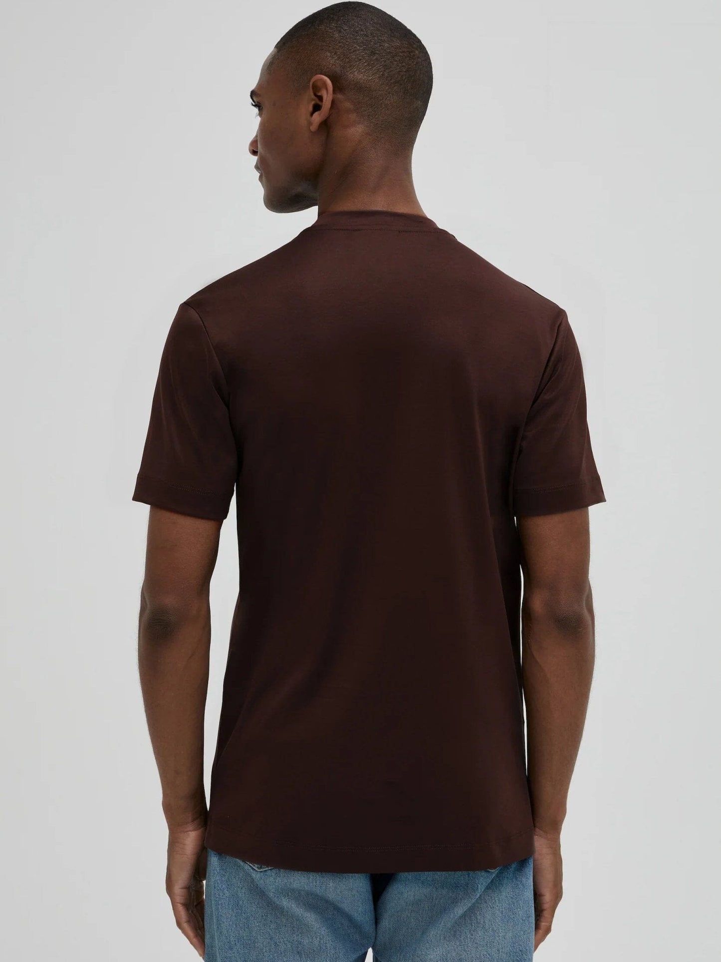 
                  
                    VALENZA - Supima Interlock T-Shirt Ebony Brown T-shirts Valenza 
                  
                