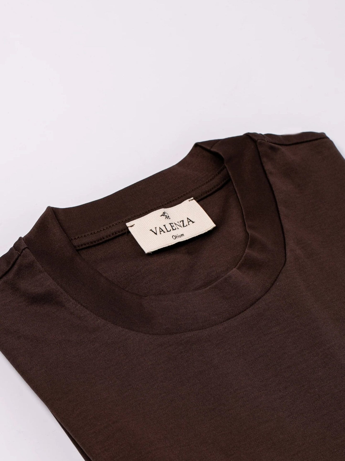 
                  
                    VALENZA - Supima Interlock T-Shirt Ebony Brown T-shirts Valenza 
                  
                