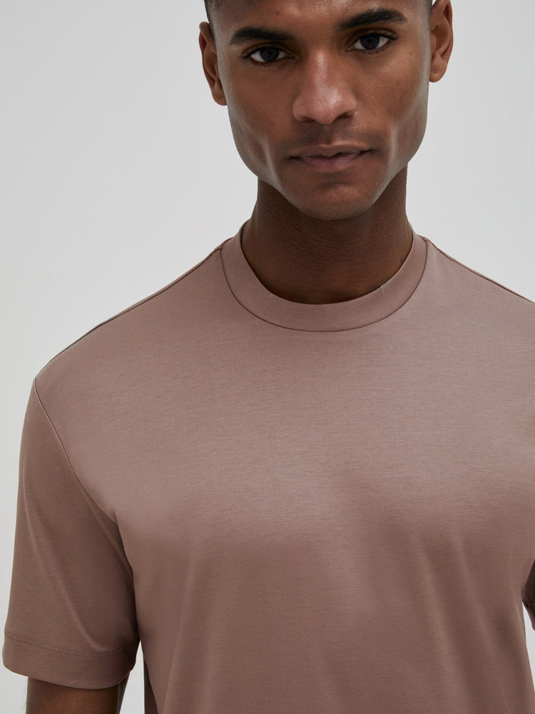VALENZA - Supima Interlock T-Shirt Lead Grey T-shirts Valenza 
