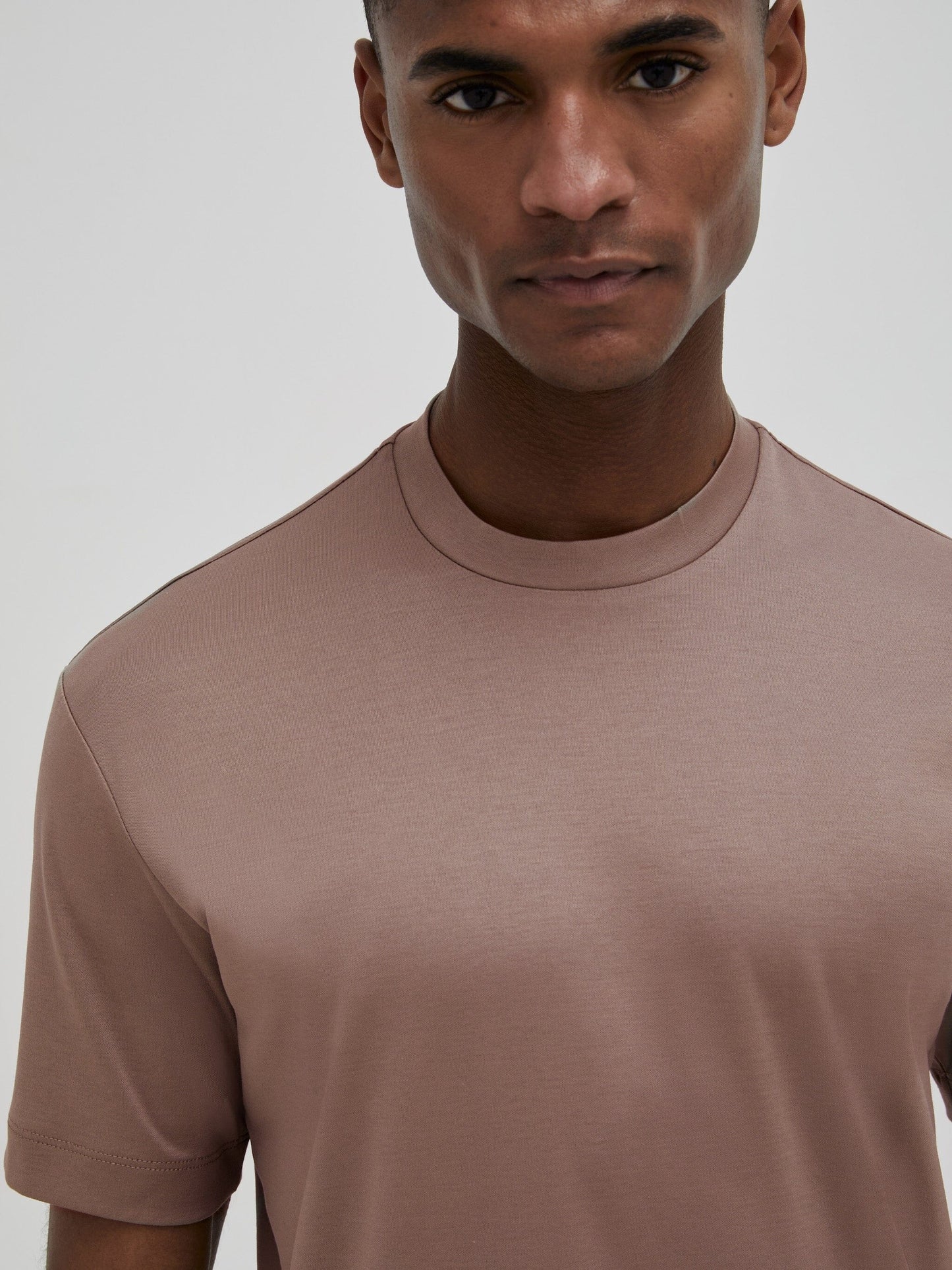VALENZA - Supima Interlock T-Shirt Lead Grey T-shirts Valenza 