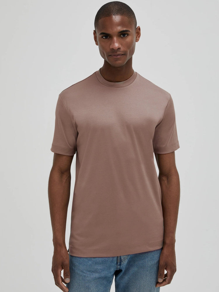 VALENZA - Supima Interlock T-Shirt Lead Grey T-shirts Valenza 