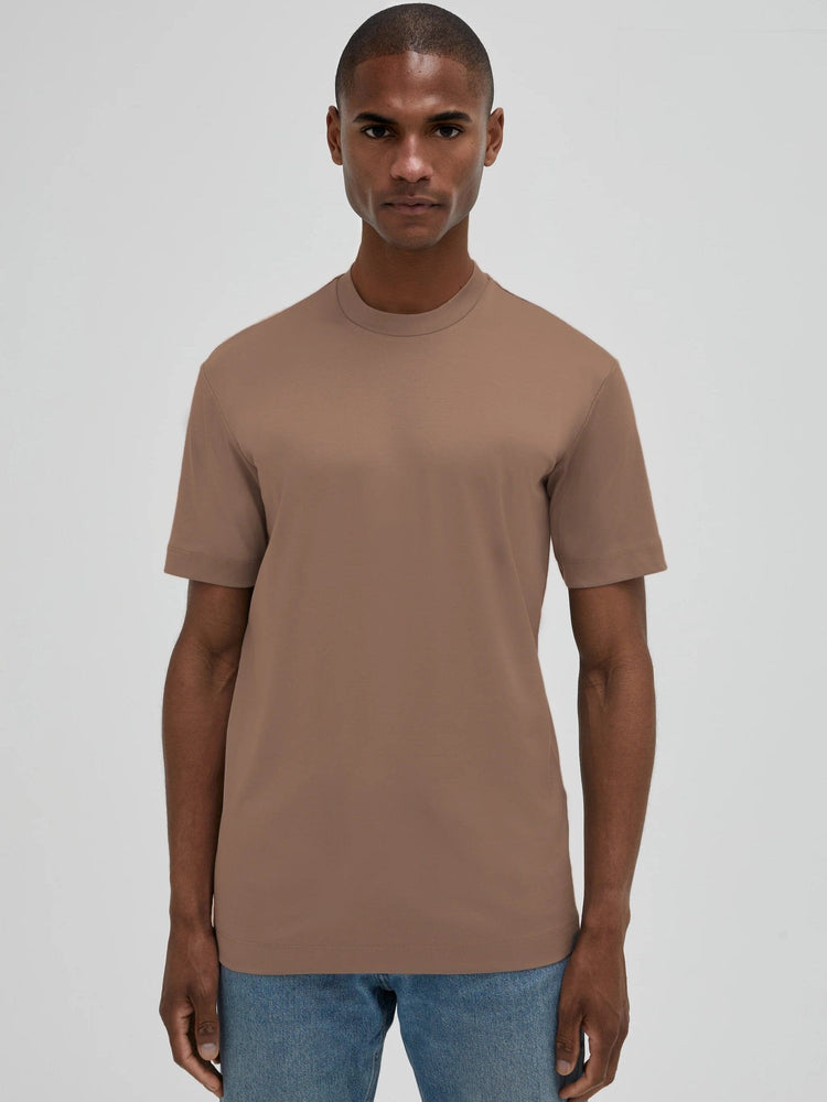 
                  
                    VALENZA - Supima Interlock T-Shirt Terracotta Bruin T-shirts Valenza 
                  
                