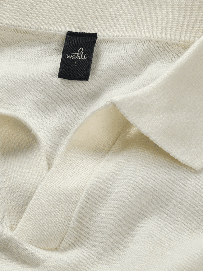 WAHTS - Anderson Knitted Polo Off-White Polo's Wahts 