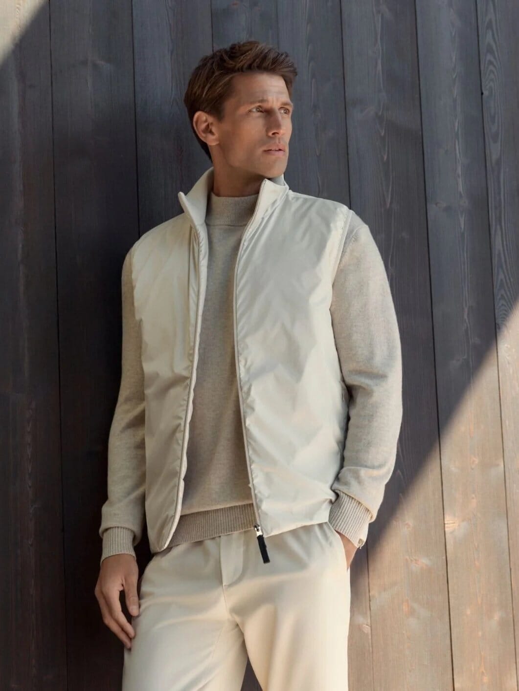 WAHTS - Bodywarmer Collon Tech Nylon Winter White Jassen Wahts 