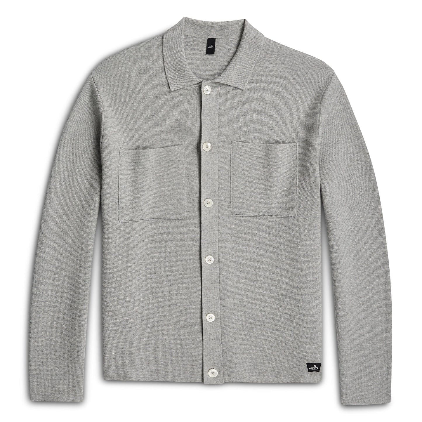 WAHTS - Maxwell Light Grey Mel Overshirts Wahts 