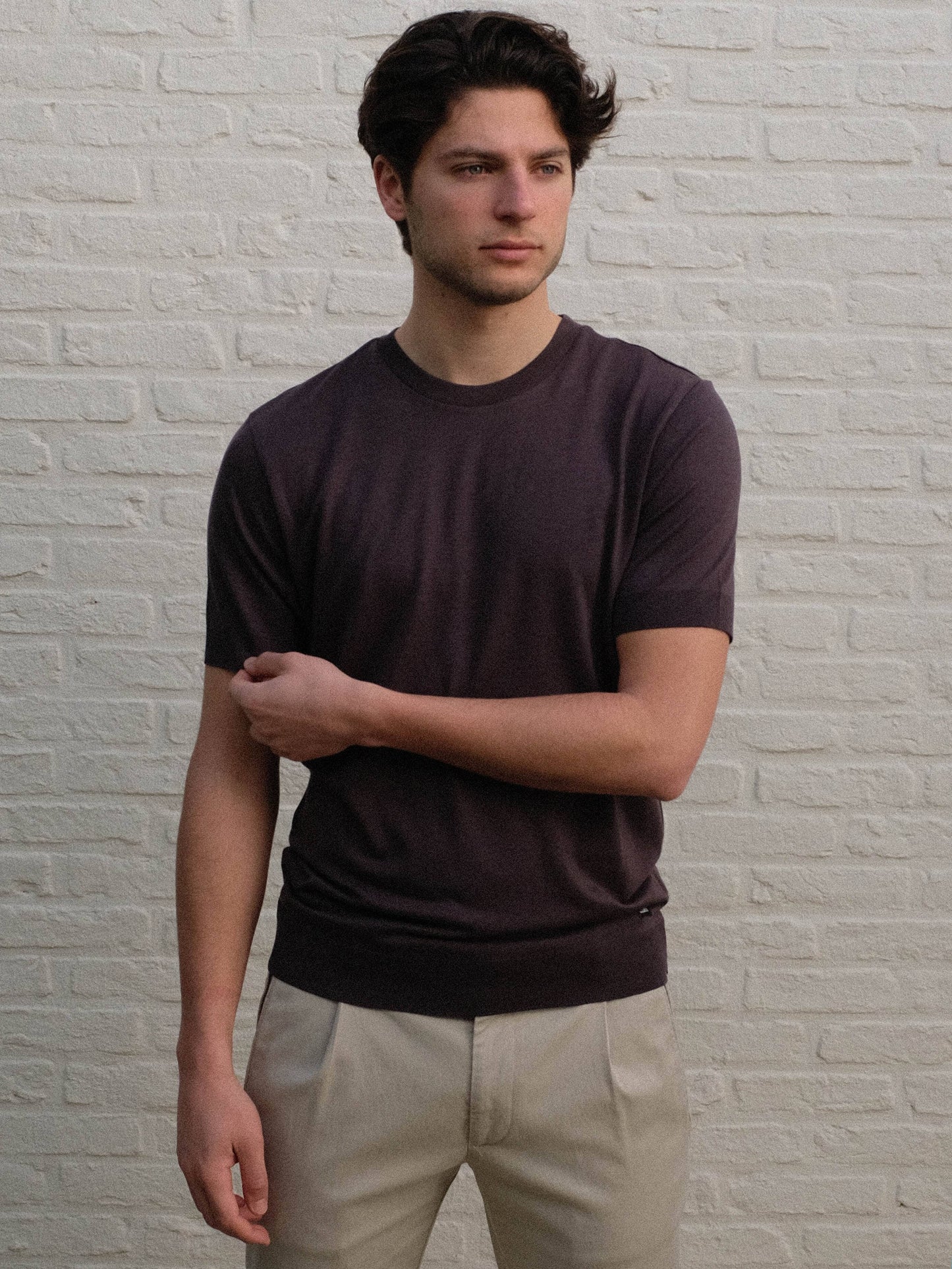 WAHTS - Miles Luxury Dark Brown T-shirts Wahts 