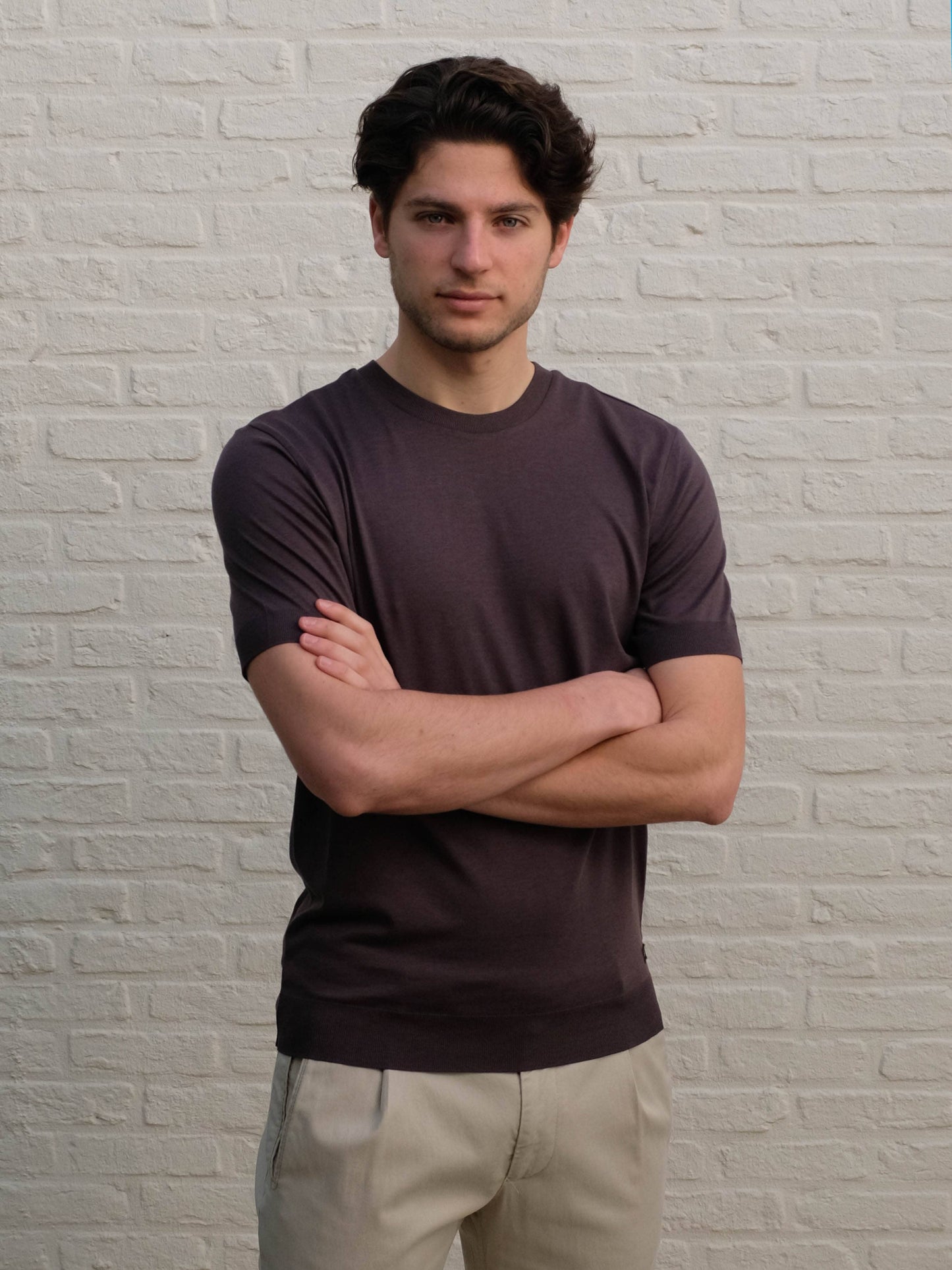 WAHTS - Miles Luxury Dark Brown T-shirts Wahts 