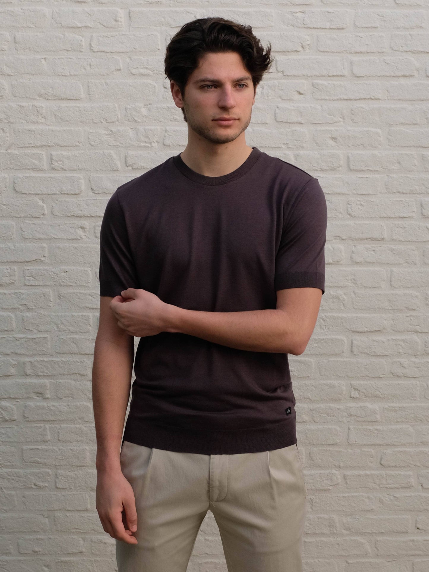 
                  
                    WAHTS - Miles Luxury Dark Brown T-shirts Wahts 
                  
                