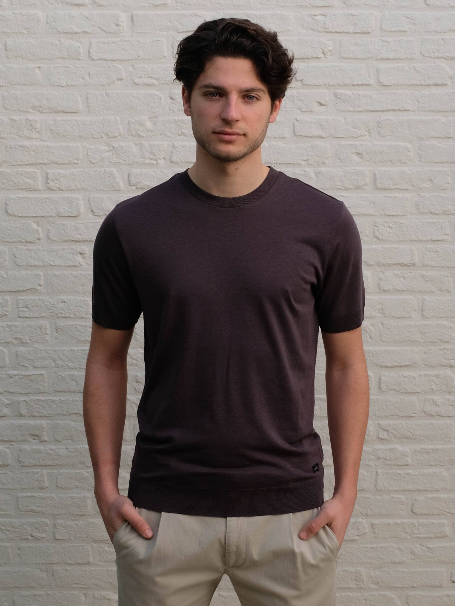 
                  
                    WAHTS - Miles Luxury Dark Brown T-shirts Wahts 
                  
                