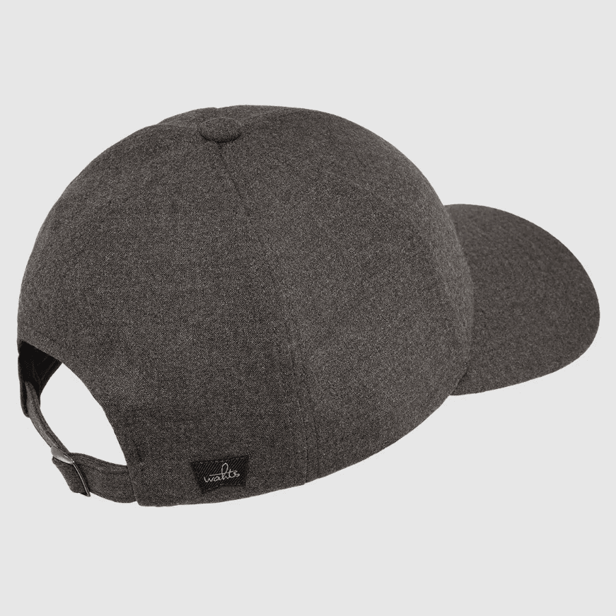 WAHTS - Pierce Stretch Wool Cap Dark Brown Melange Petten Wahts 