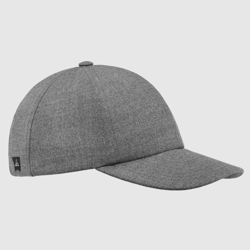 WAHTS - Pierce Stretch Wool Cap Mid Grey Melange Petten Wahts 