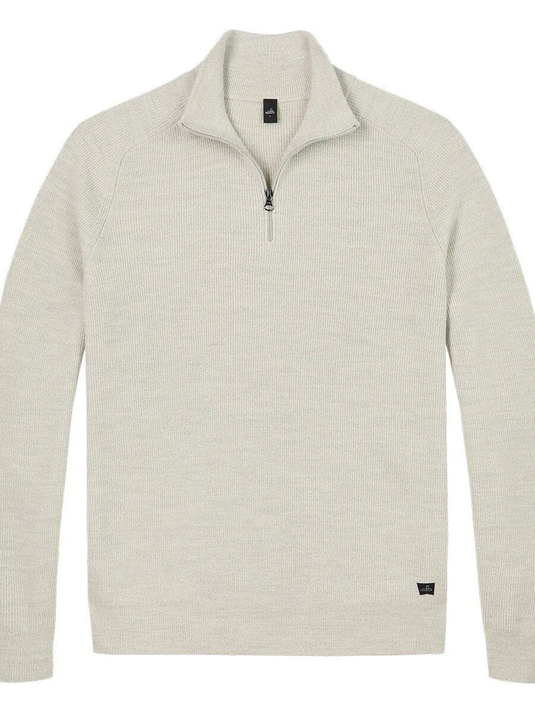 WAHTS - Pullover Hodge Extrafine Merino Winter White Melange Truien Wahts 