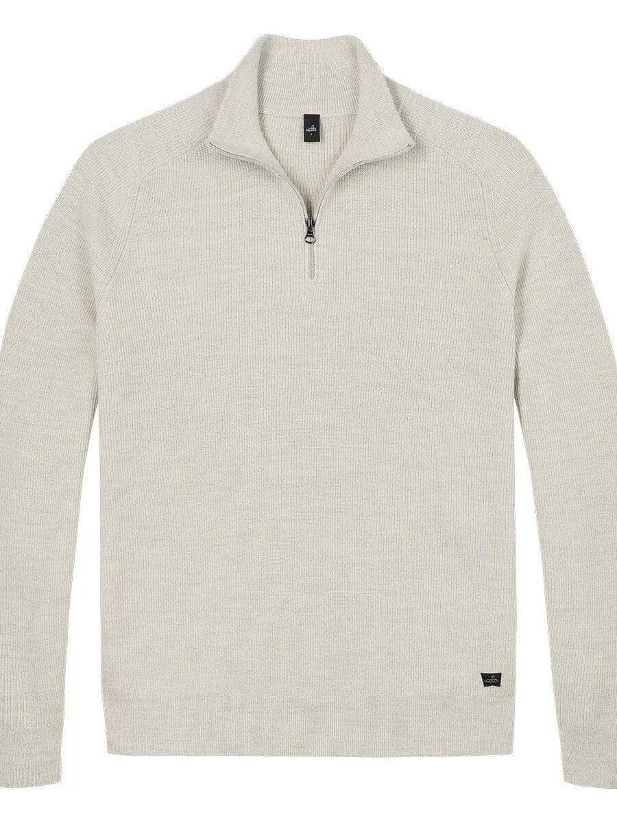 WAHTS - Pullover Hodge Extrafine Merino Winter White Melange Truien Wahts 