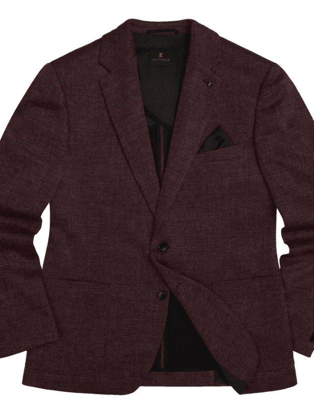 ZUITABLE - Blazer DiNick Dark Red Blazers & kostuums Zuitable 