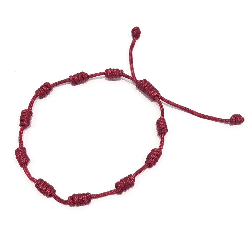 Big Knot Bracelet Wine Red Other Icon 